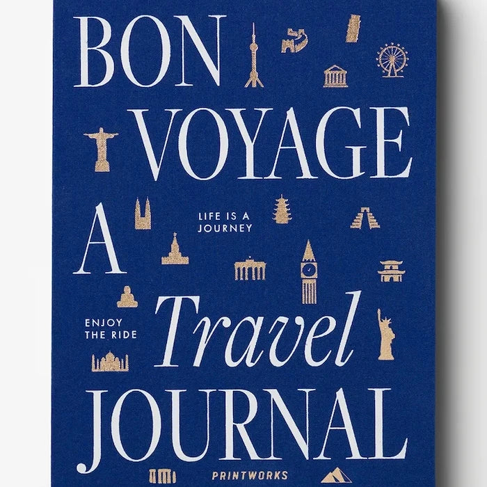 Printworks Bon Voyage Seyahat Günlüğü 25 × 18 × 2 cm