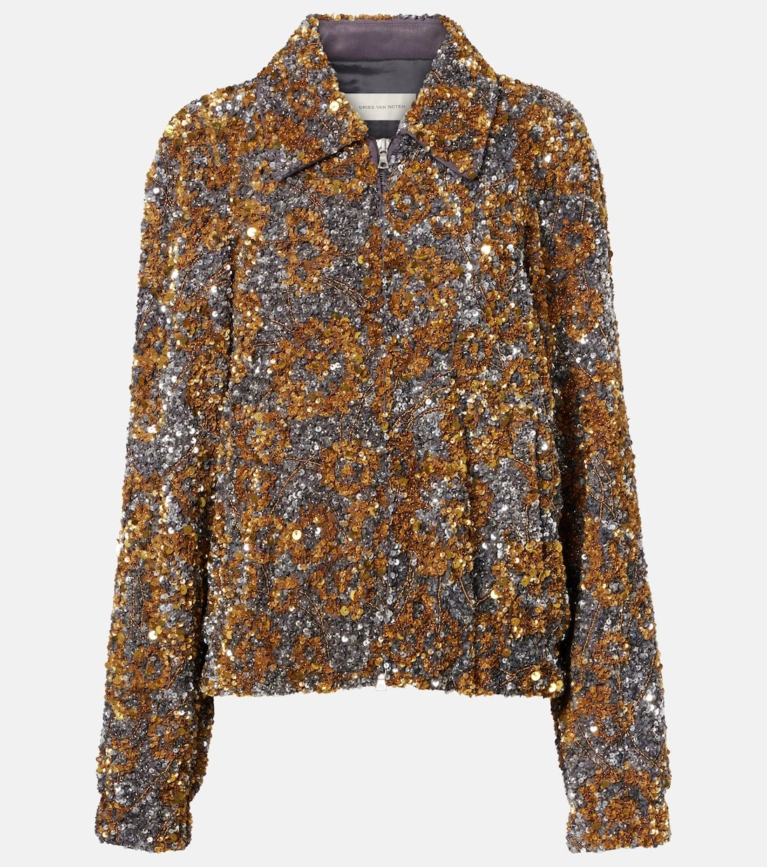 Dries Van Noten - جاكيت بلوزون بترتر