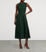 Ralph Lauren Collection Green Linen Sleeveless Midi Dress