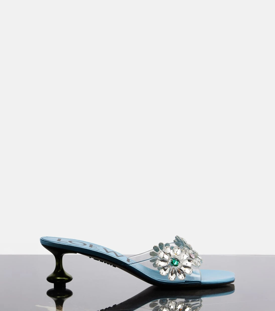 Loewe - Paula's Ibiza Toy Crystal Flowers mules