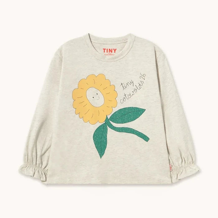 Pamuklu Çocuk Uzun Kollu Bluz TINY DAISY GRAPHIC SLEEVE TEE