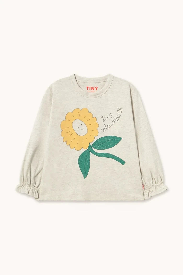 Pamuklu Çocuk Uzun Kollu Bluz TINY DAISY GRAPHIC SLEEVE TEE