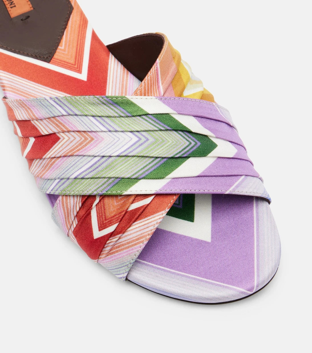 Missoni - Ada Chevron twill slides
