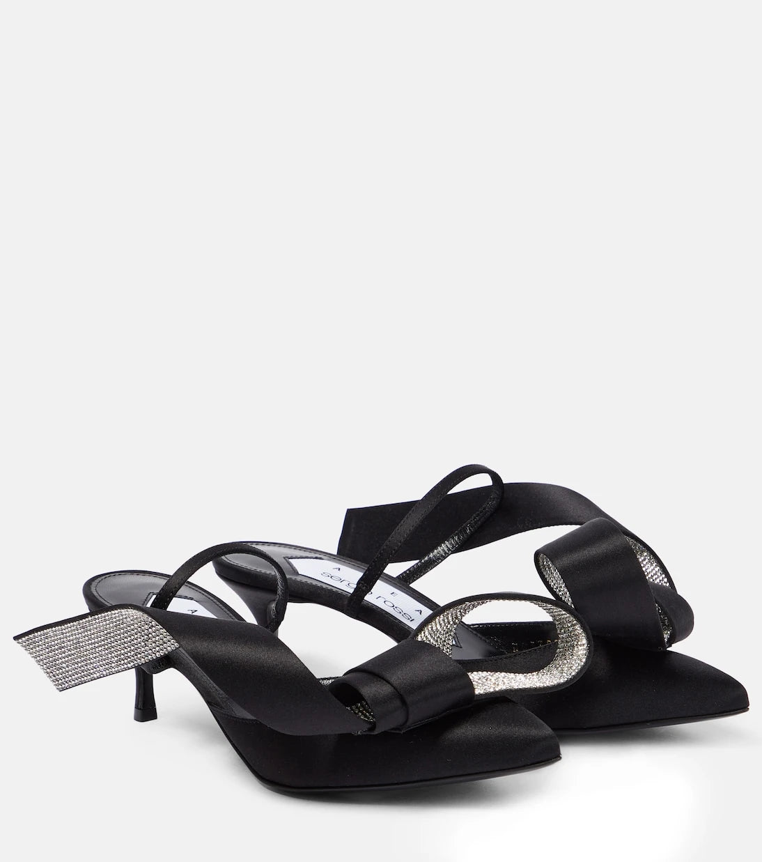 Area - x Sergio Rossi Marquise crystal-embellished sandals