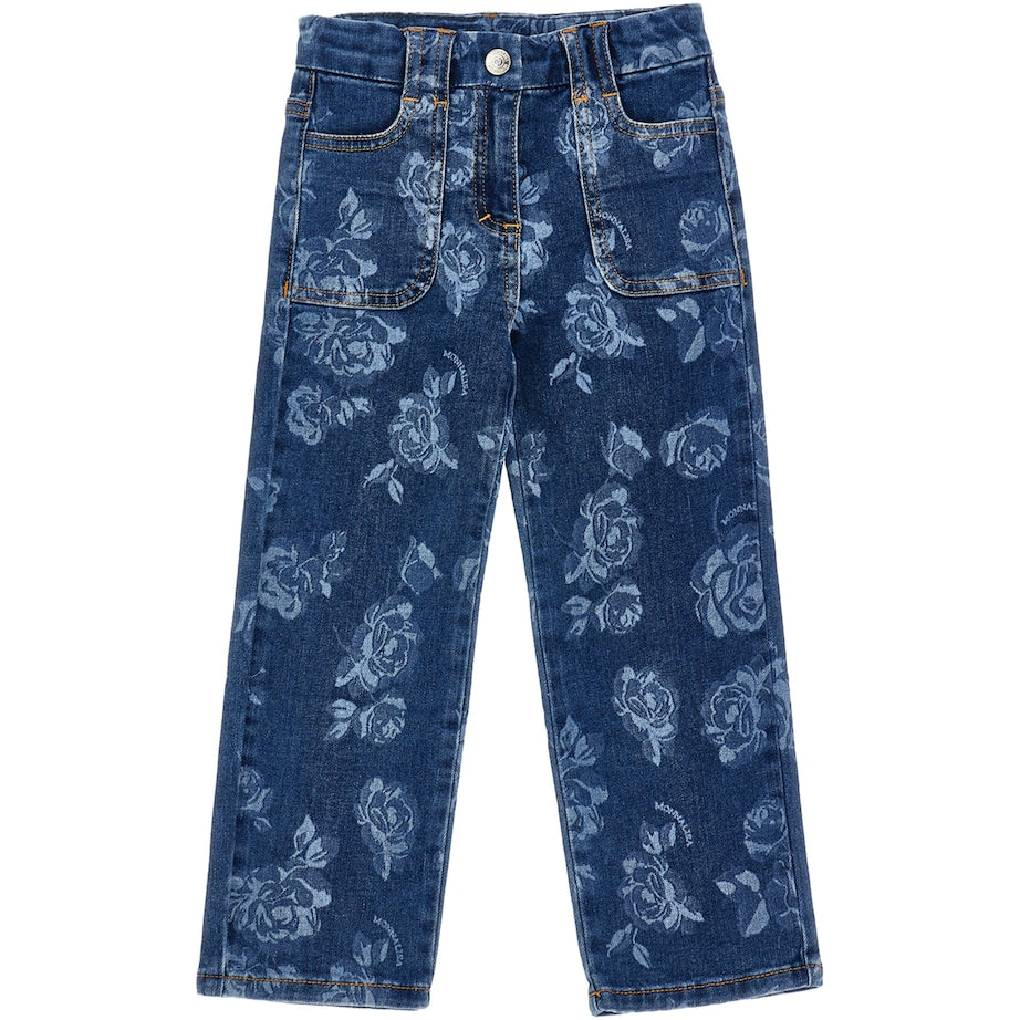 x Disney Minnie Mouse Rose Jeans (2-12 Years) DARK STONE DENIM