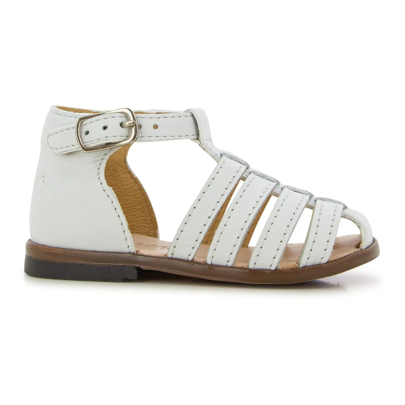 Clotaire - Zeus Gorgo Sandals | White