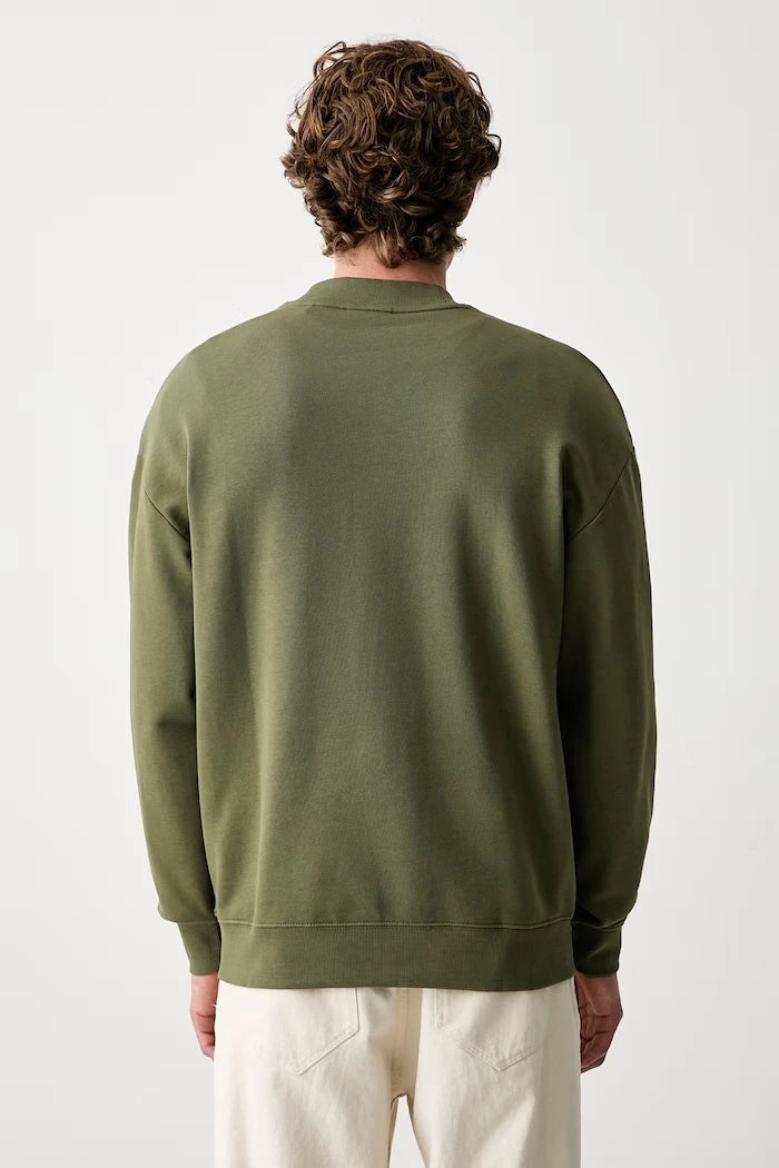 HUGO erkek pamuklu sweatshirt Dapocrew