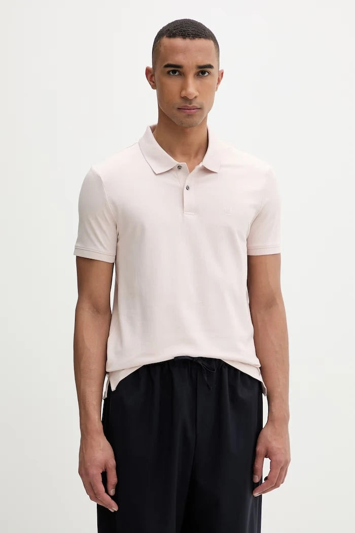 Calvin Klein тениска с яка мъжка с памук