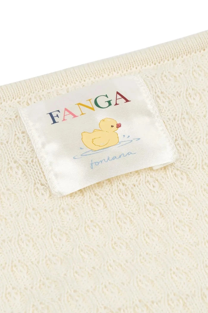 Fanga Fontana VENTI POINTELLE BLANKET GOTS Pamuk Bebek Battaniyesi