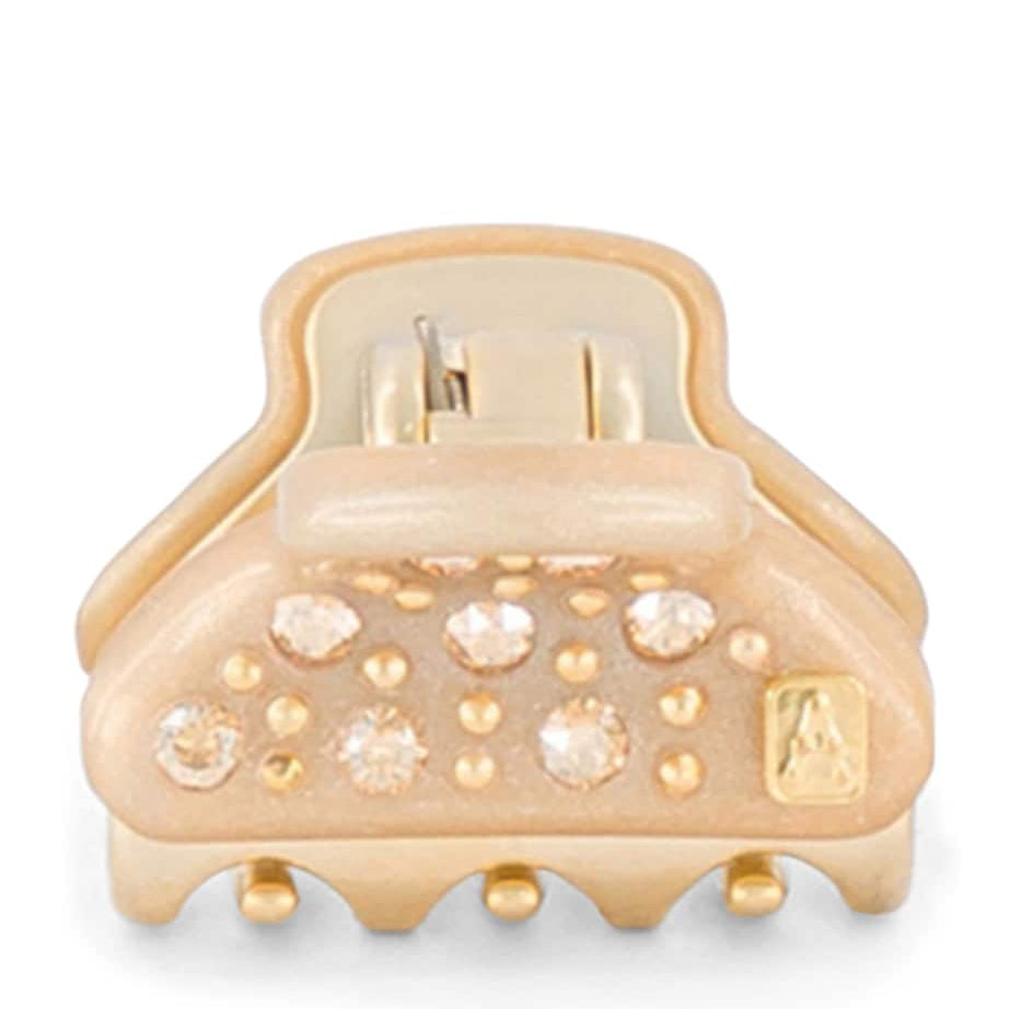 Gold-Plated Mini Claw Hair Clip