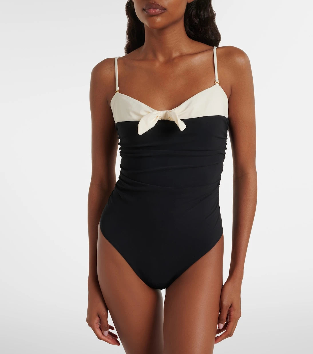 Valentino - Bow-detail swimsuit