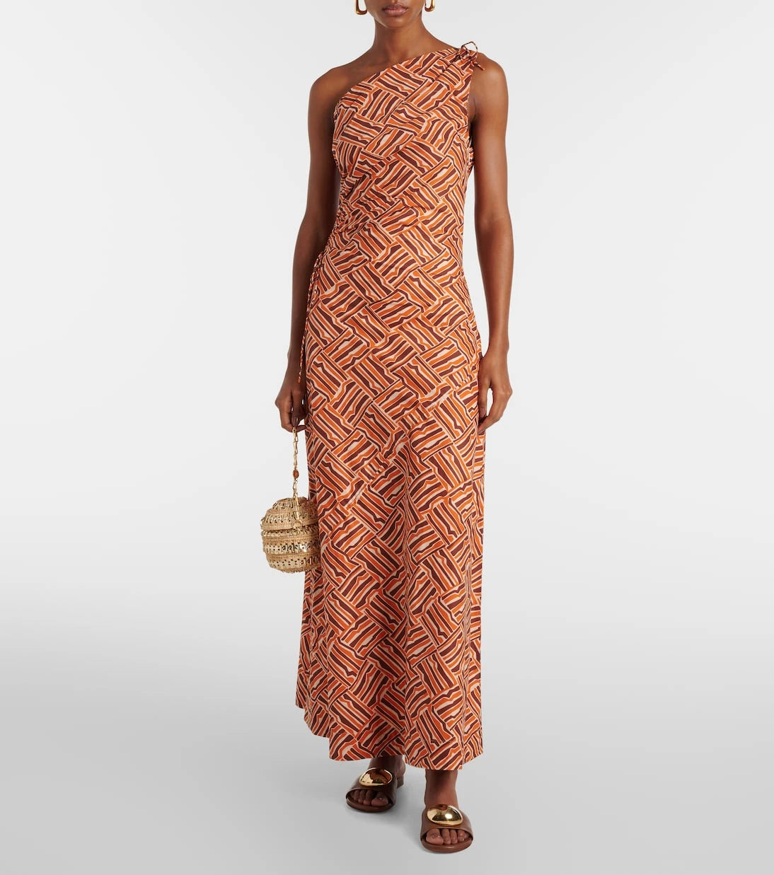 Faithfull - Alskar striped cotton poplin maxi dress