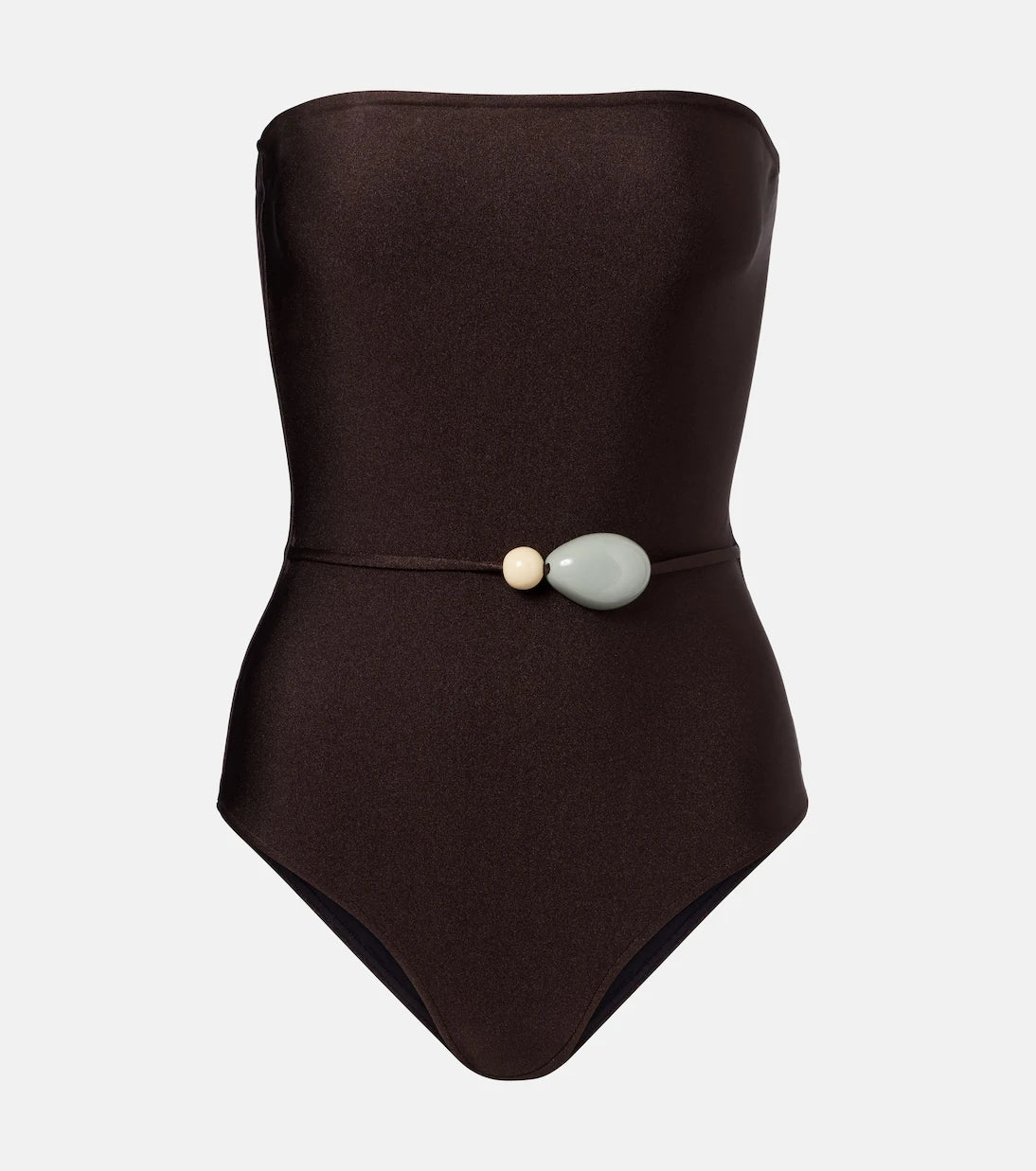 Adriana Degreas - Belted embellished swimsuit
