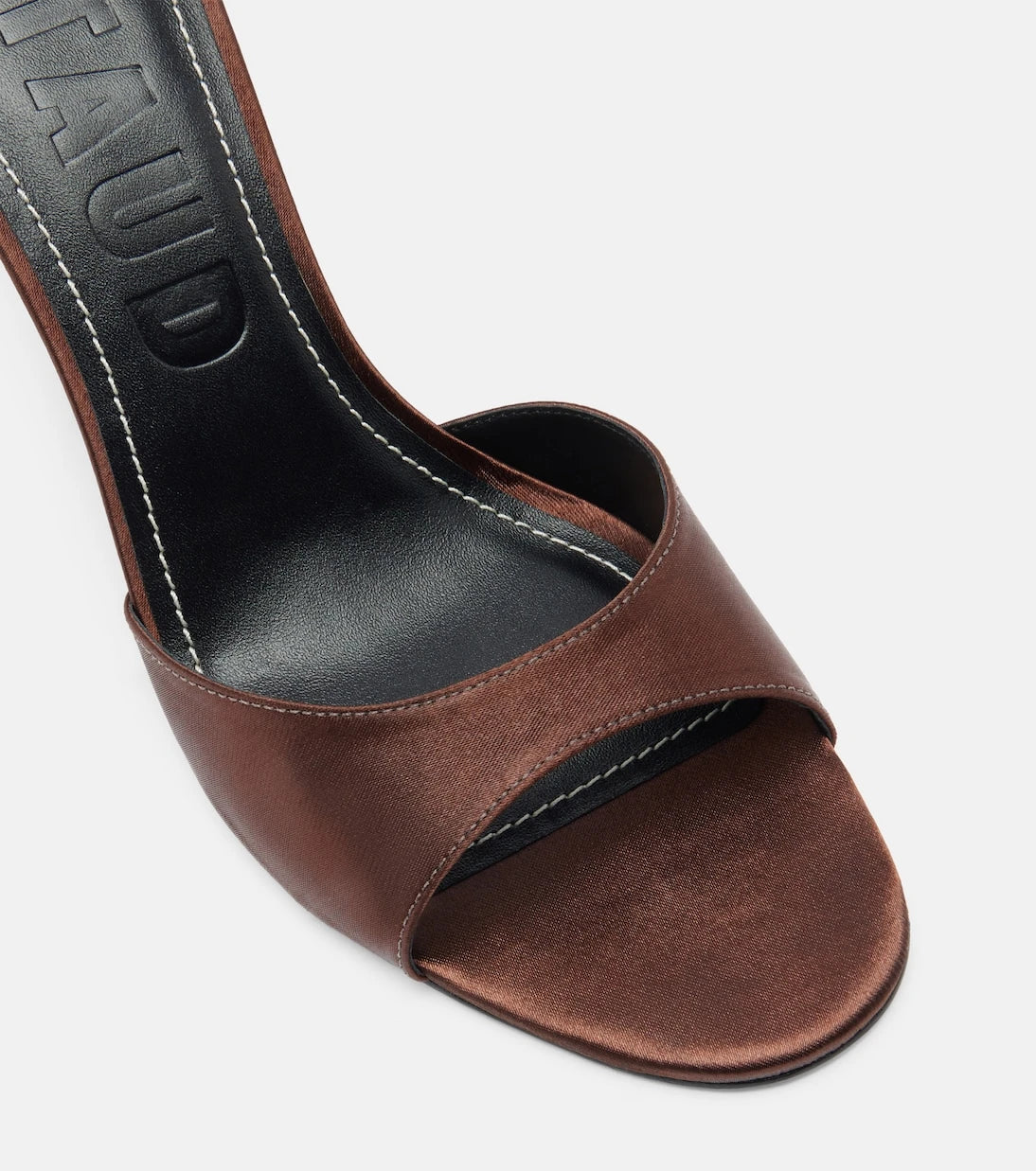 Staud - Brigitte satin wedge mules