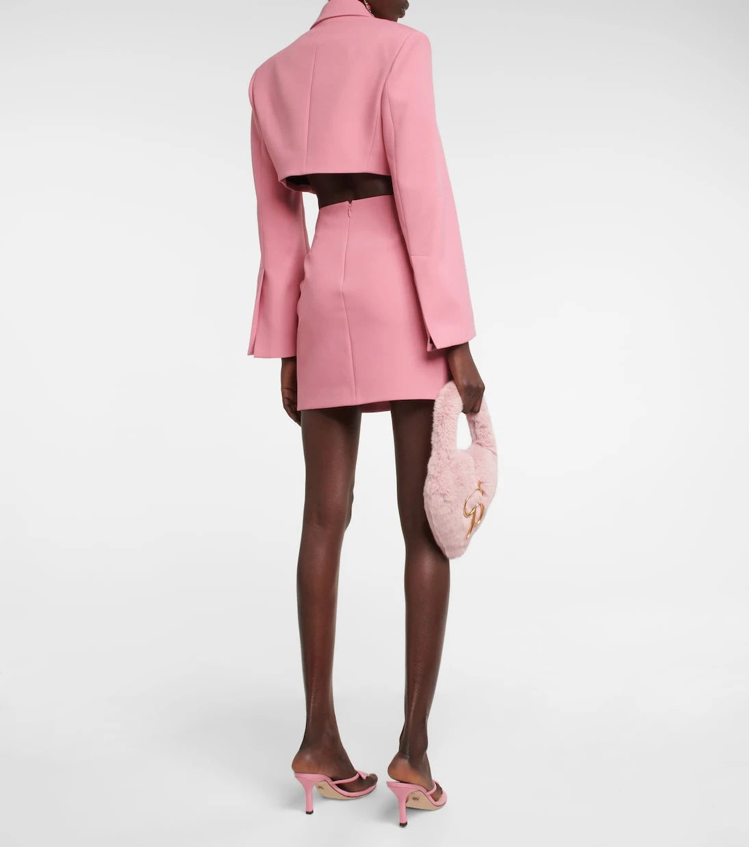 Blumarine - Cropped crêpe blazer