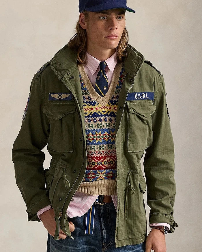 Polo Ralph Lauren Erkek Pamuk Geçiş Ceketi Icnc Fld Jkt Lined Field