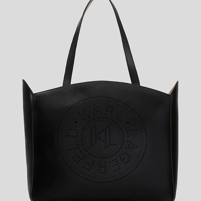 Кожена чанта Karl Lagerfeld K/CIRCLE