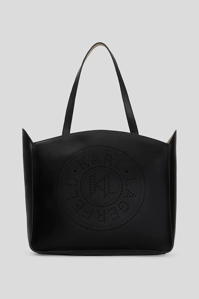 Кожена чанта Karl Lagerfeld K/CIRCLE