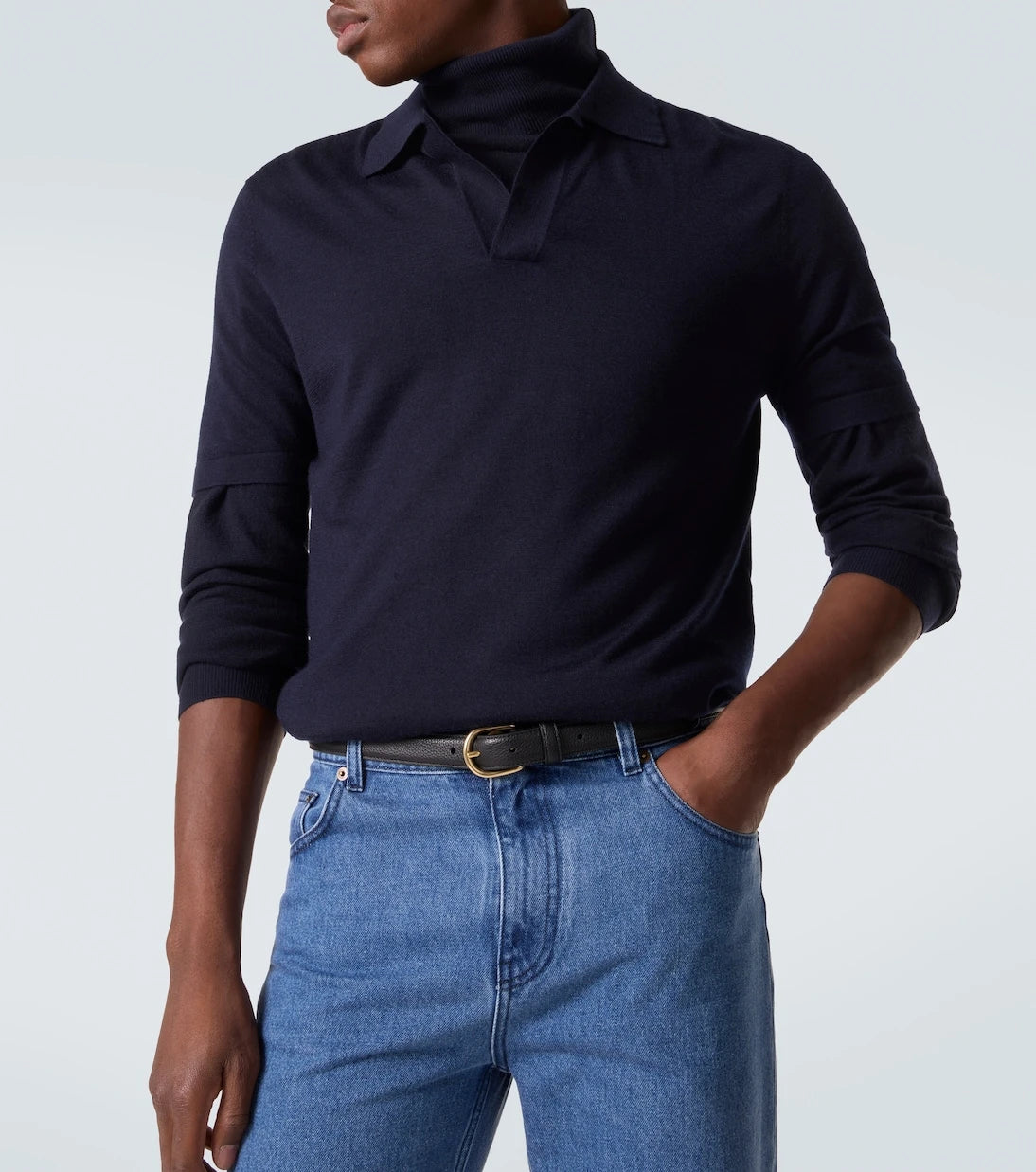 Gabriela Hearst - Cashmere and silk polo sweater