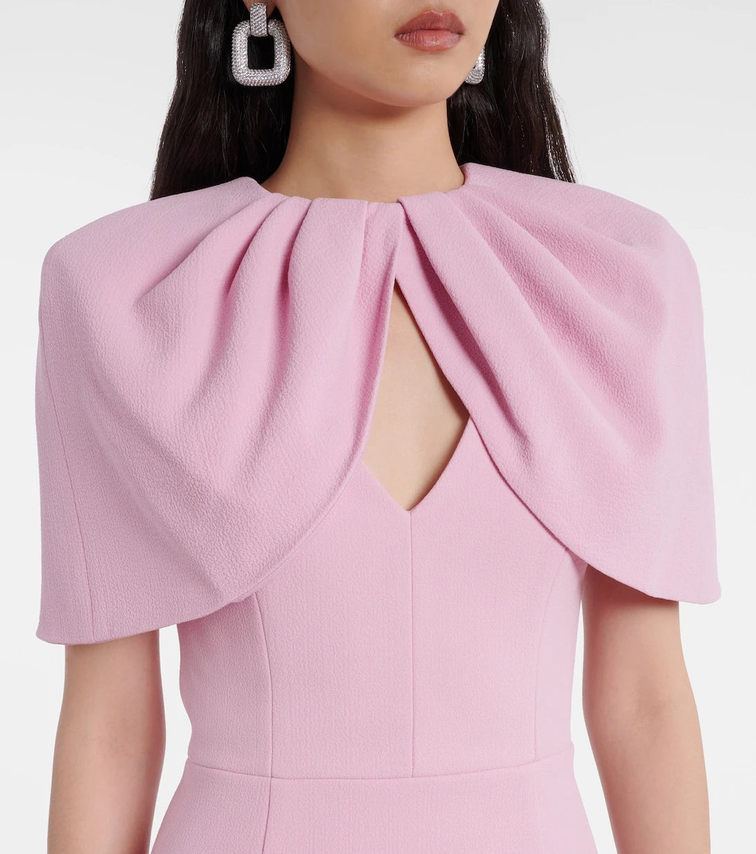 Rebecca Vallance - Xena caped crêpe gown