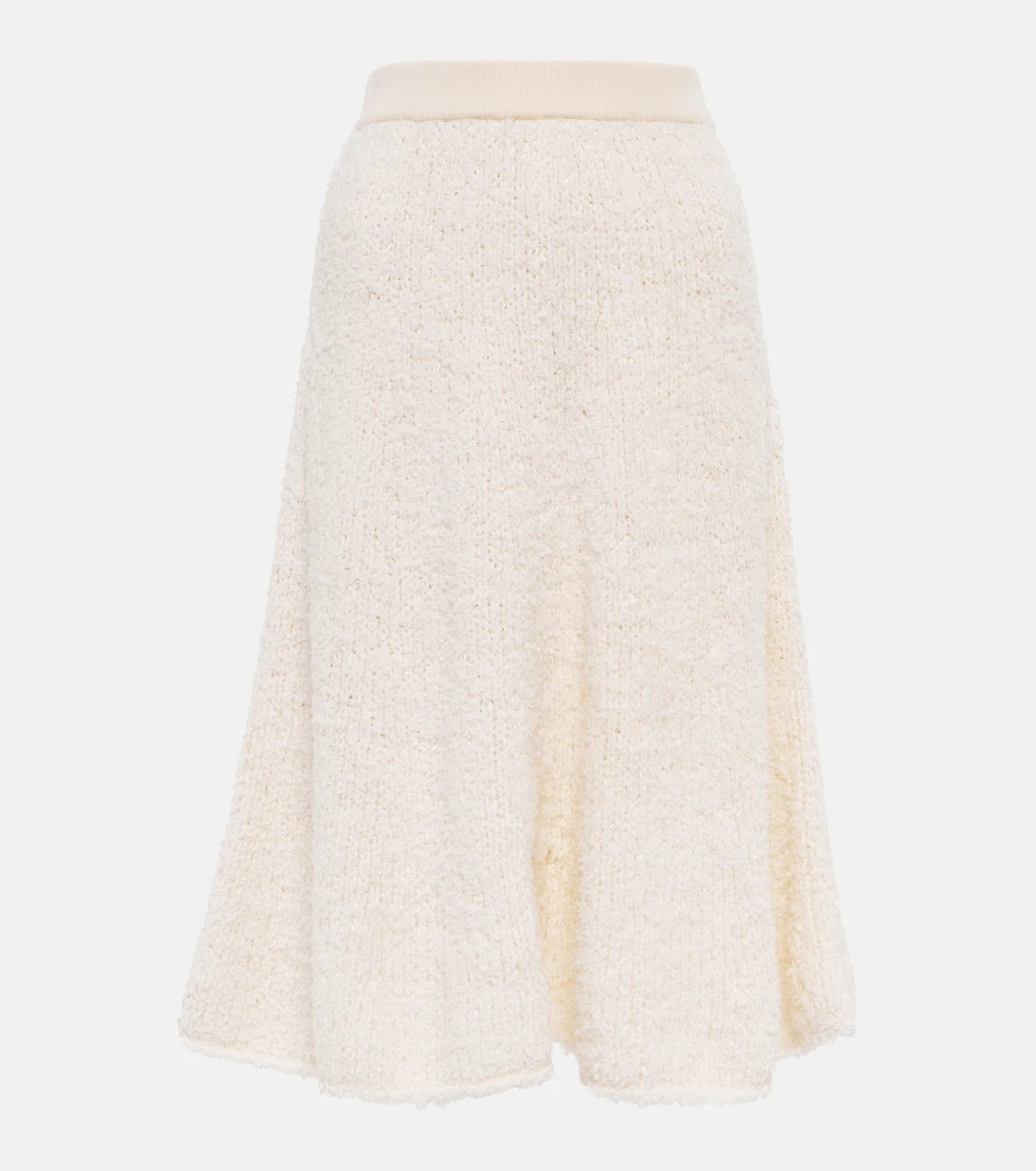 Proenza Schouler - Frayed cotton-blend midi skirt