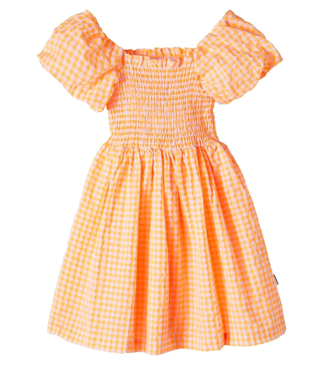 Molo - Cherisla gingham cotton-blend seersucker dress