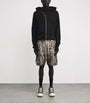 Rick Owens Black Cotton Mountain Hoodie