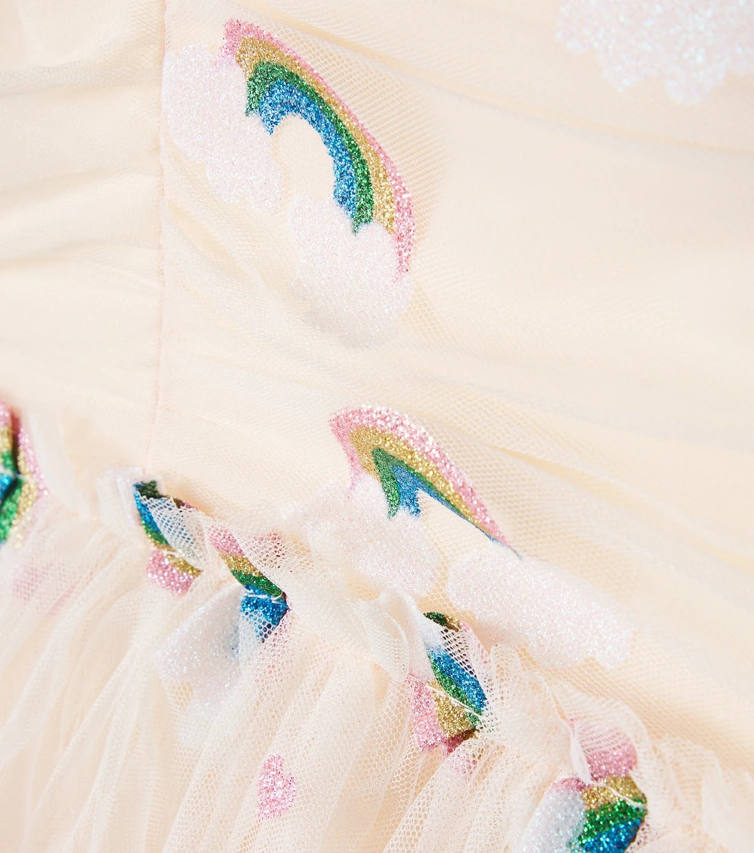 Konges Sløjd - Glitter ruched tulle dress
