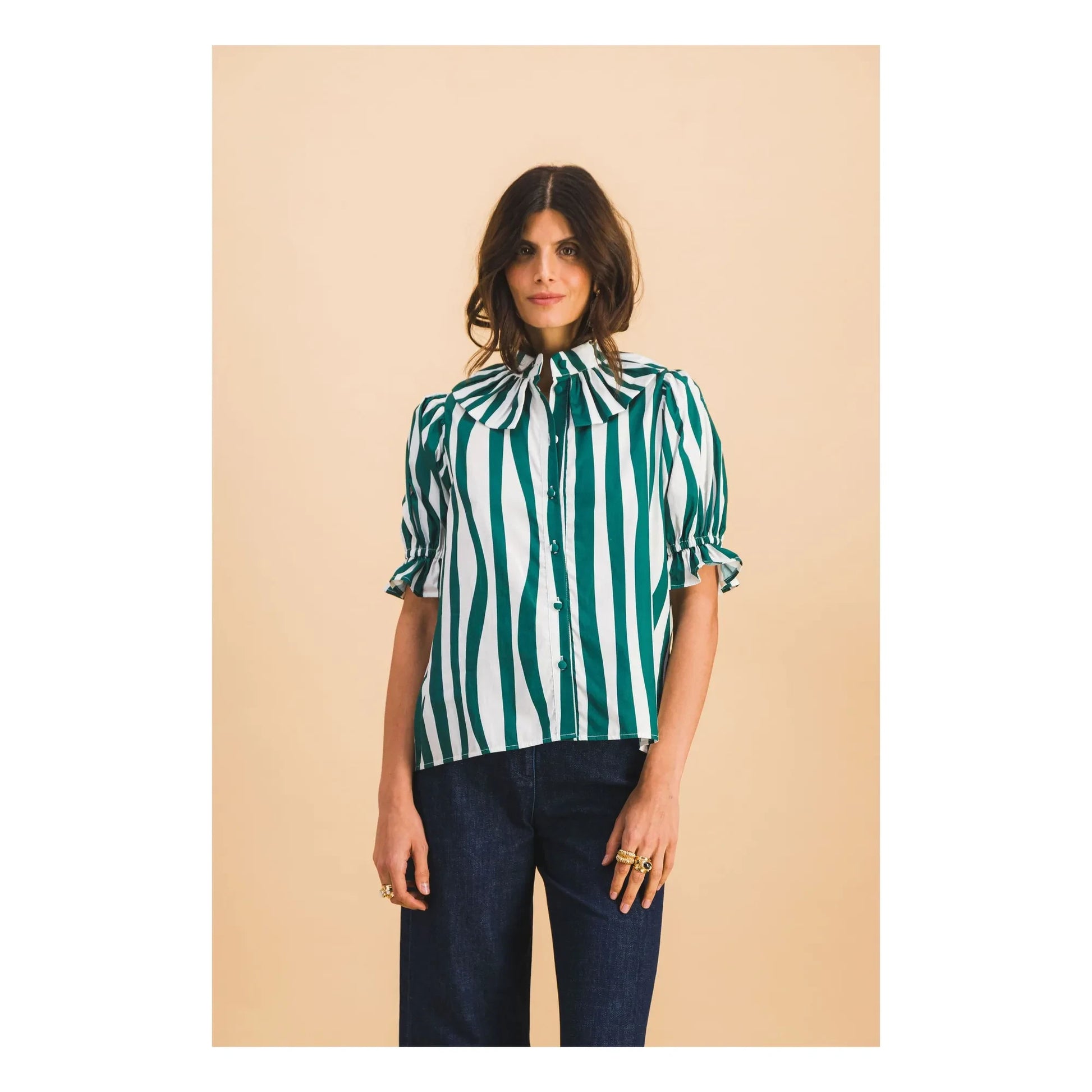 Elise Chalmin - Coline Cotton shirt | Green