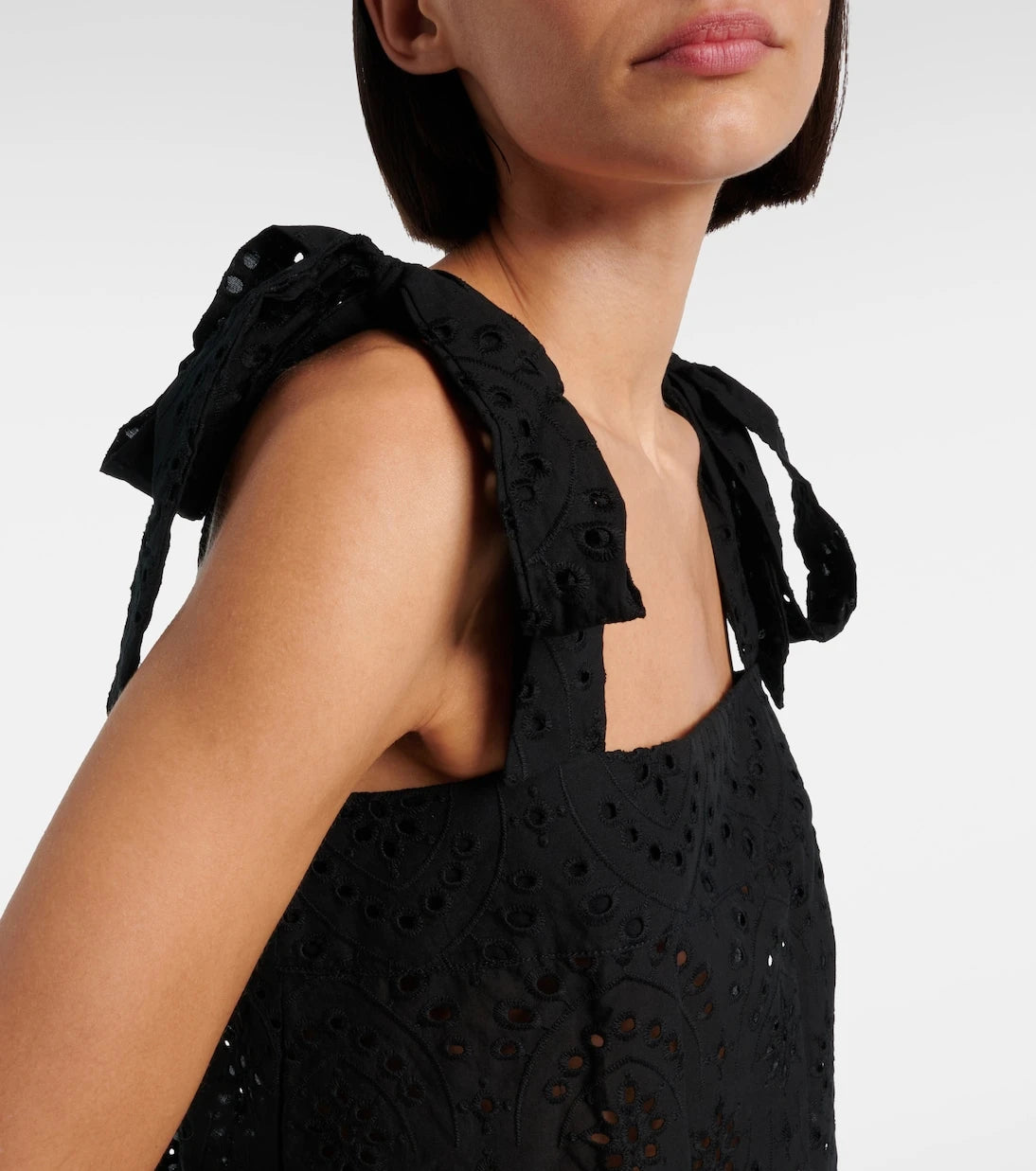 Poupette St Barth - Noa broderie anglaise cotton top