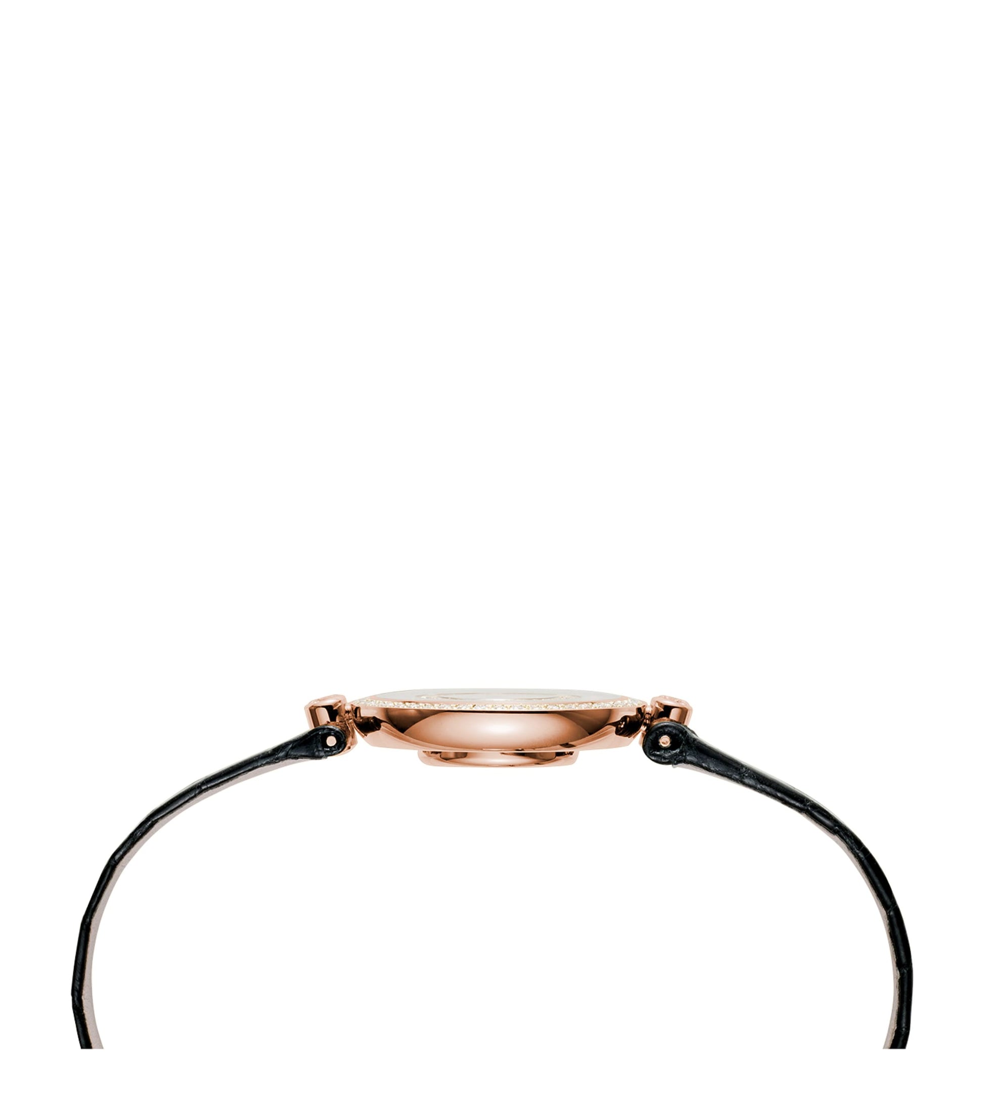 Rose Gold and Diamond Happy Diamonds Watch 26mm