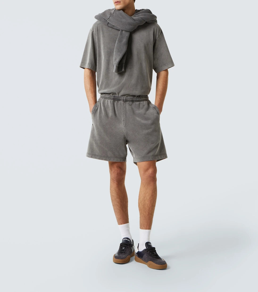 Acne Studios - Cotton jersey shorts