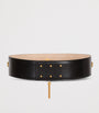 Balmain Black Leather Sync Belt