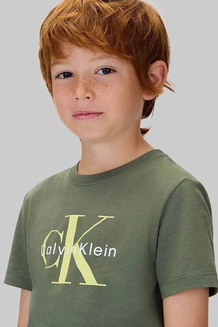 Calvin Klein Jeans Çocuk Pamuklu Tişört