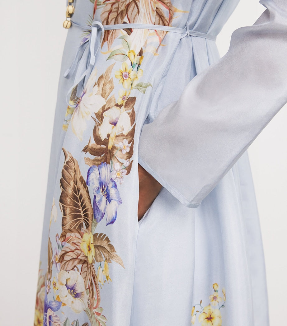 Zimmermann Multi Silk Coco Billow Maxi Dress