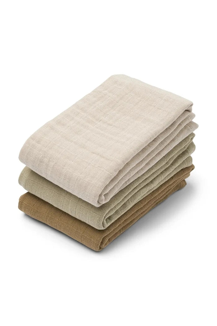 Бебешка кърпа Liewood Lewis Muslin Cloth 3-Pack (3 броя)