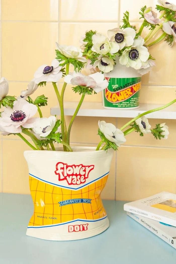 DOIY Corner Shop Chips Bag Dekoratif Vazo