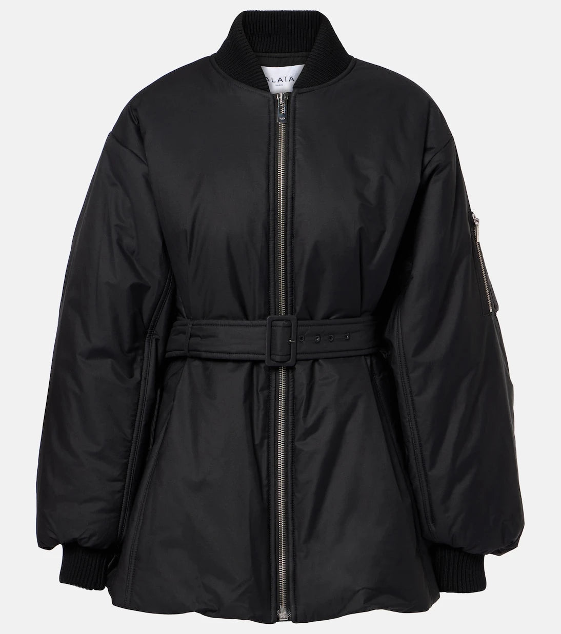 Alaïa - Belted cotton-blend jacket