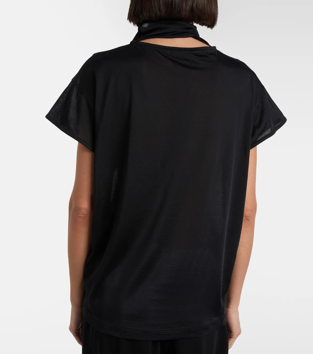 Lemaire - Scarf-detail jersey top