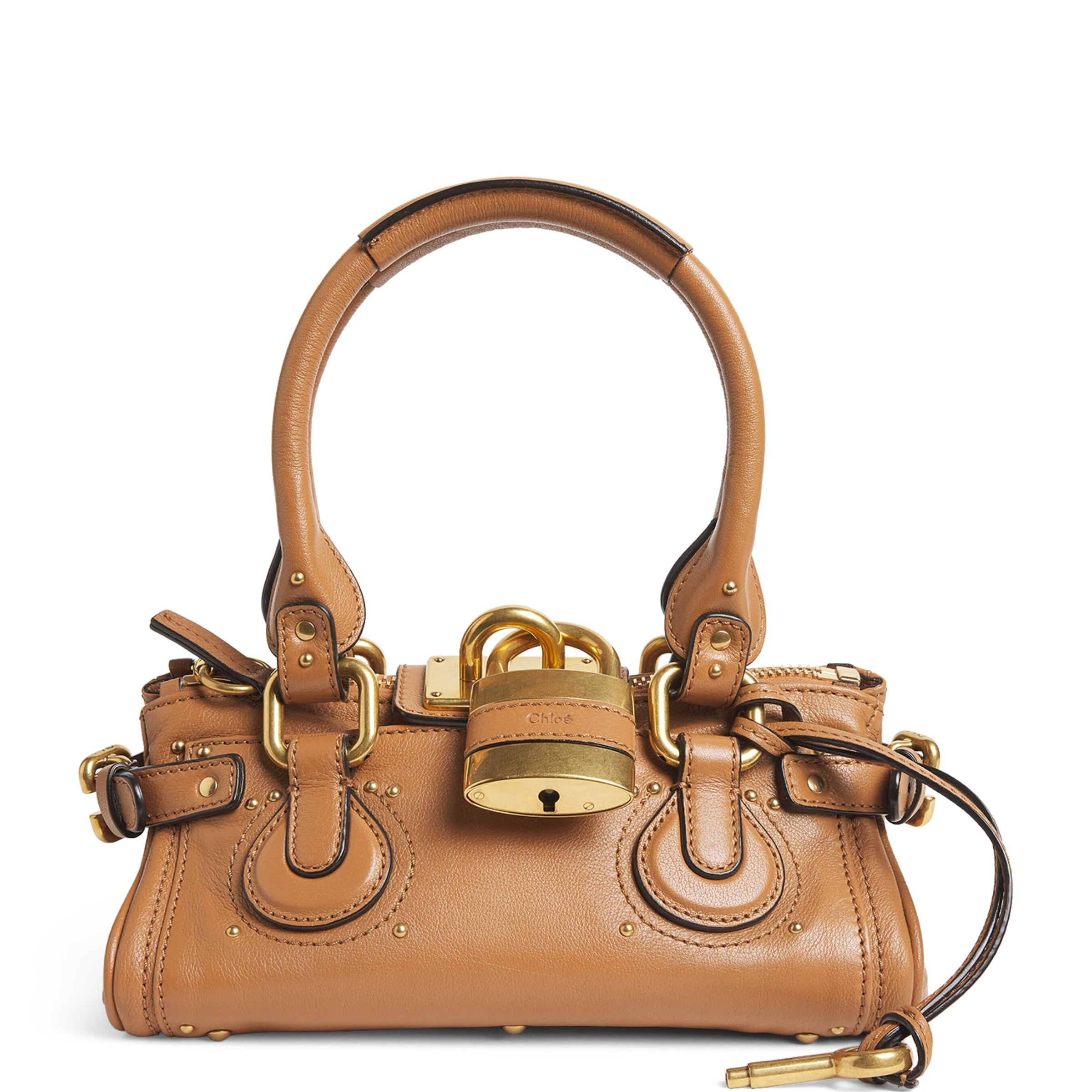 Chloé Small Leather Paddington Top-Handle Bag