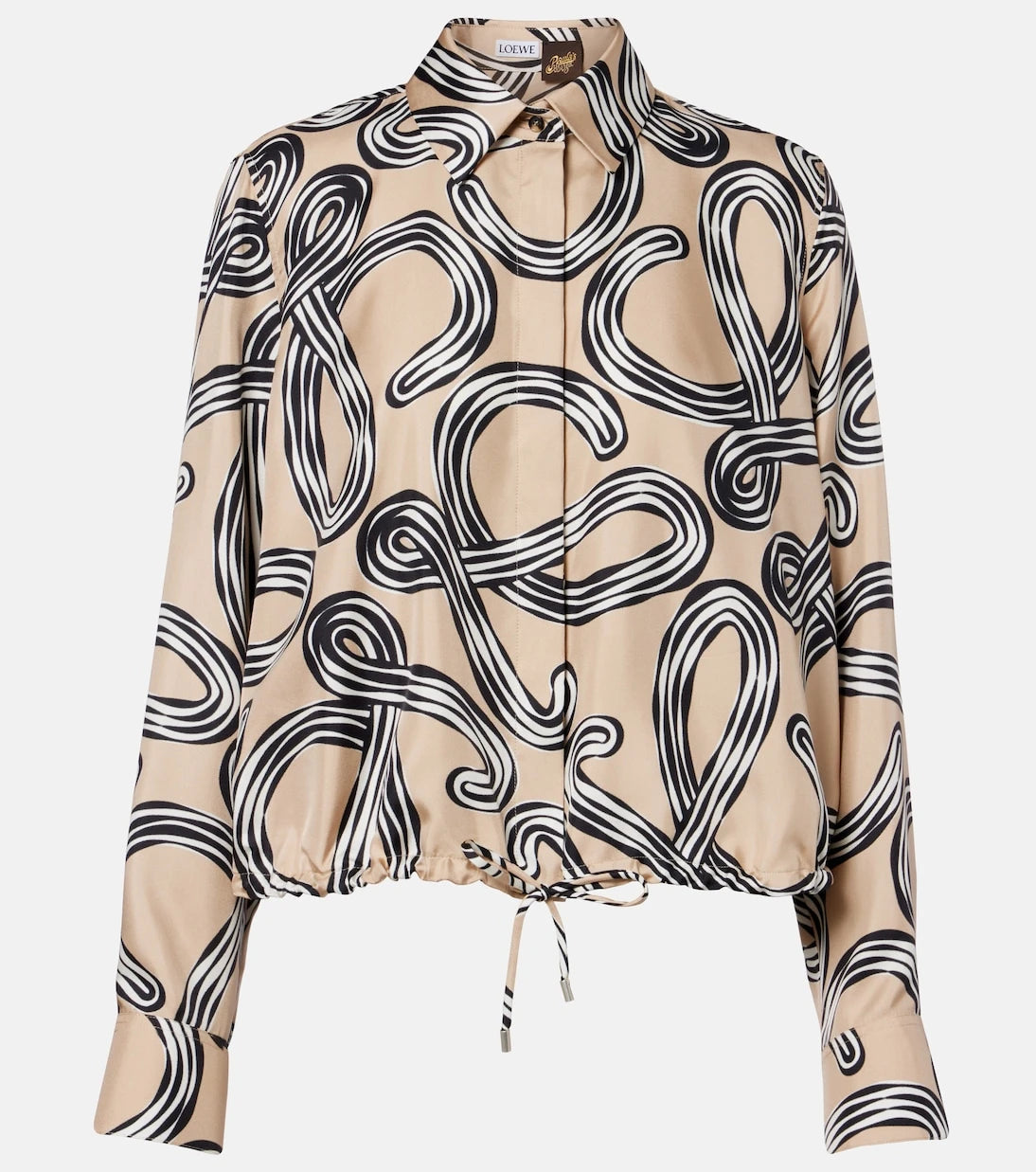 Loewe - Paula's Ibiza Anagram silk shirt