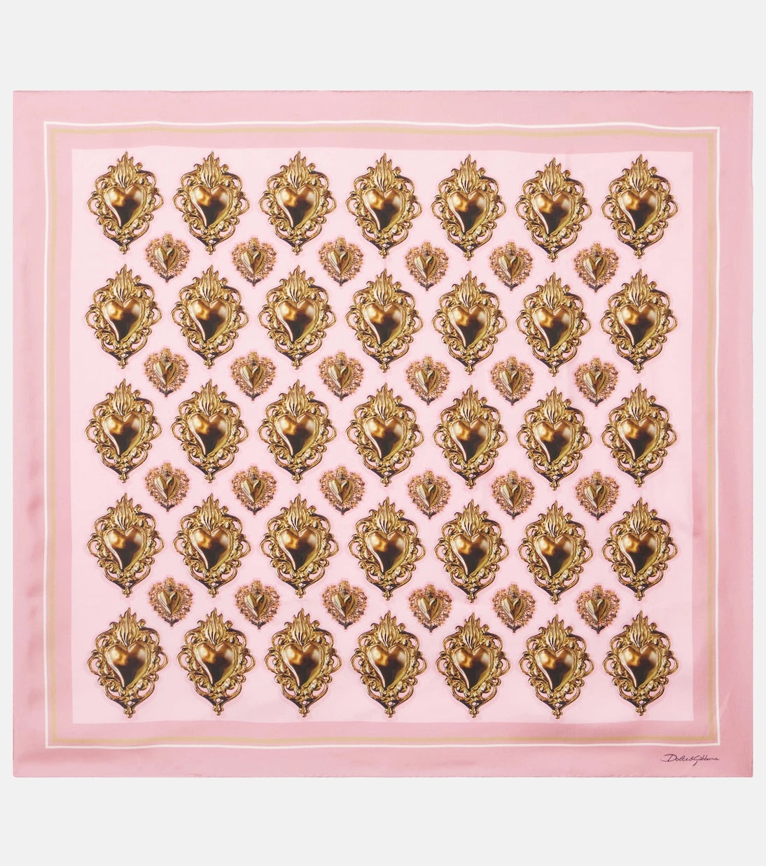 Dolce&Gabbana - Printed silk scarf