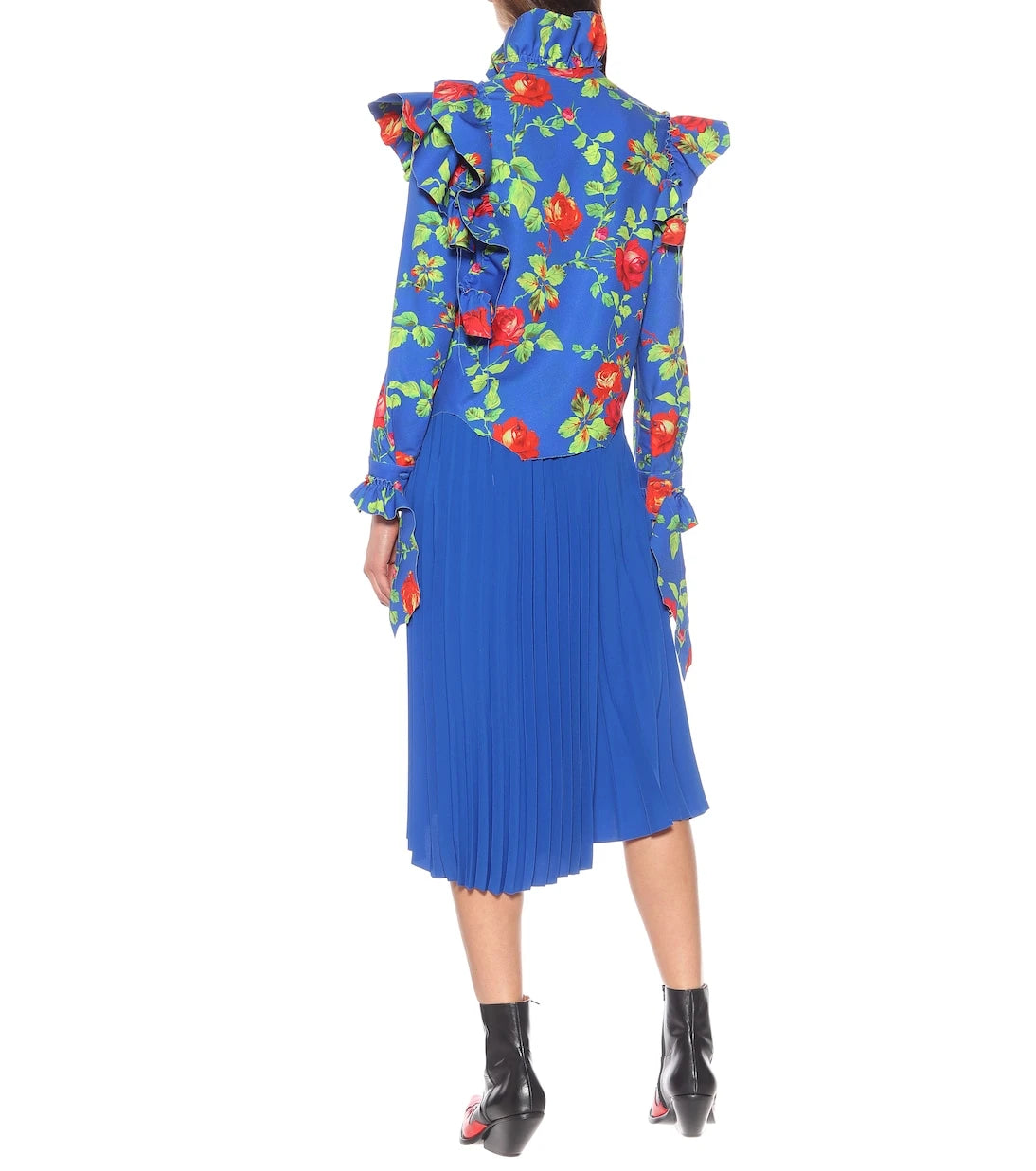 Vetements - Floral crêpe shirt