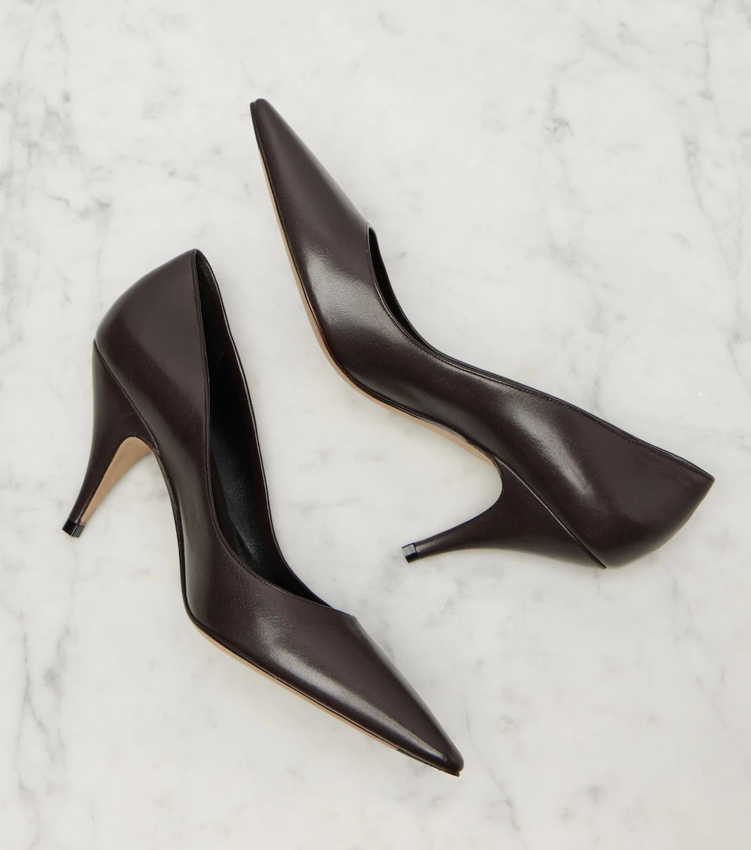 The Row - Liisa 80 leather pumps