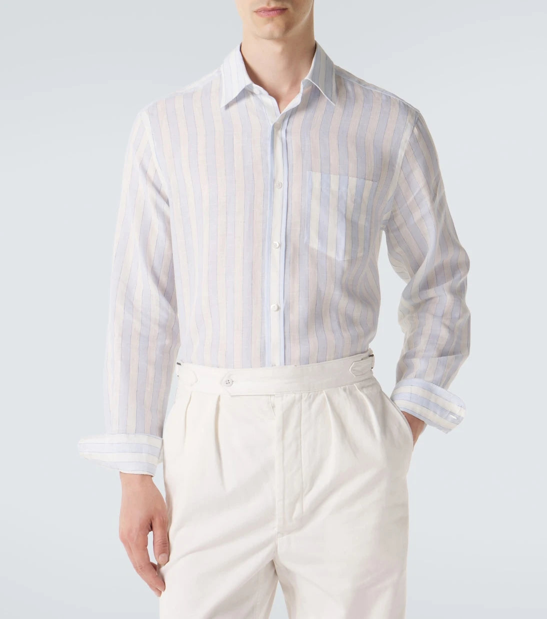 Dunhill - Striped linen shirt