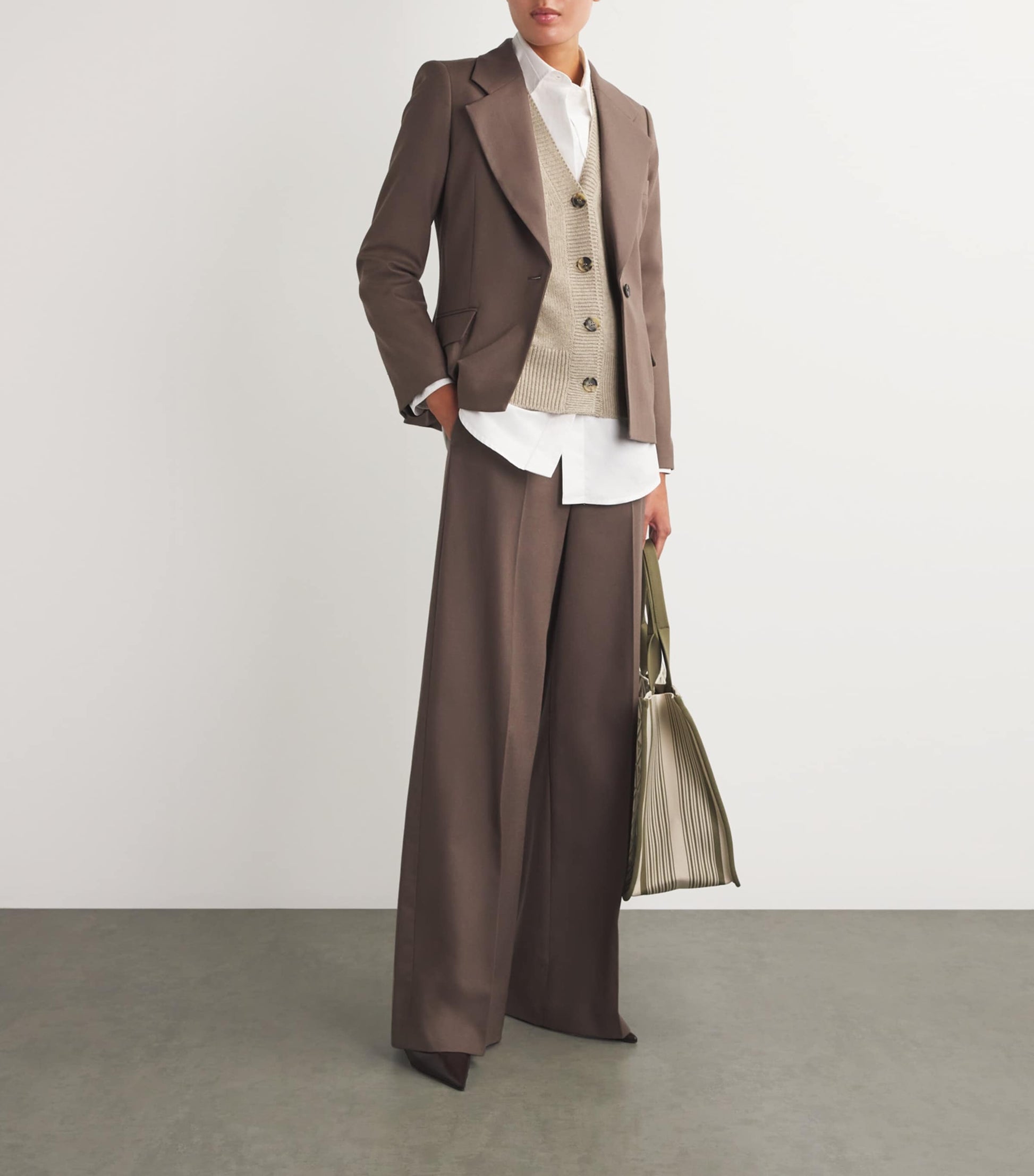 Cashmere Boxy Cardigan