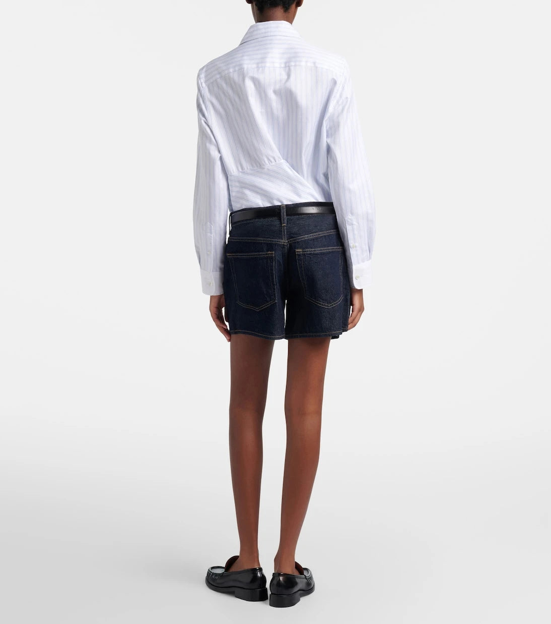 Agolde - Leith denim shorts