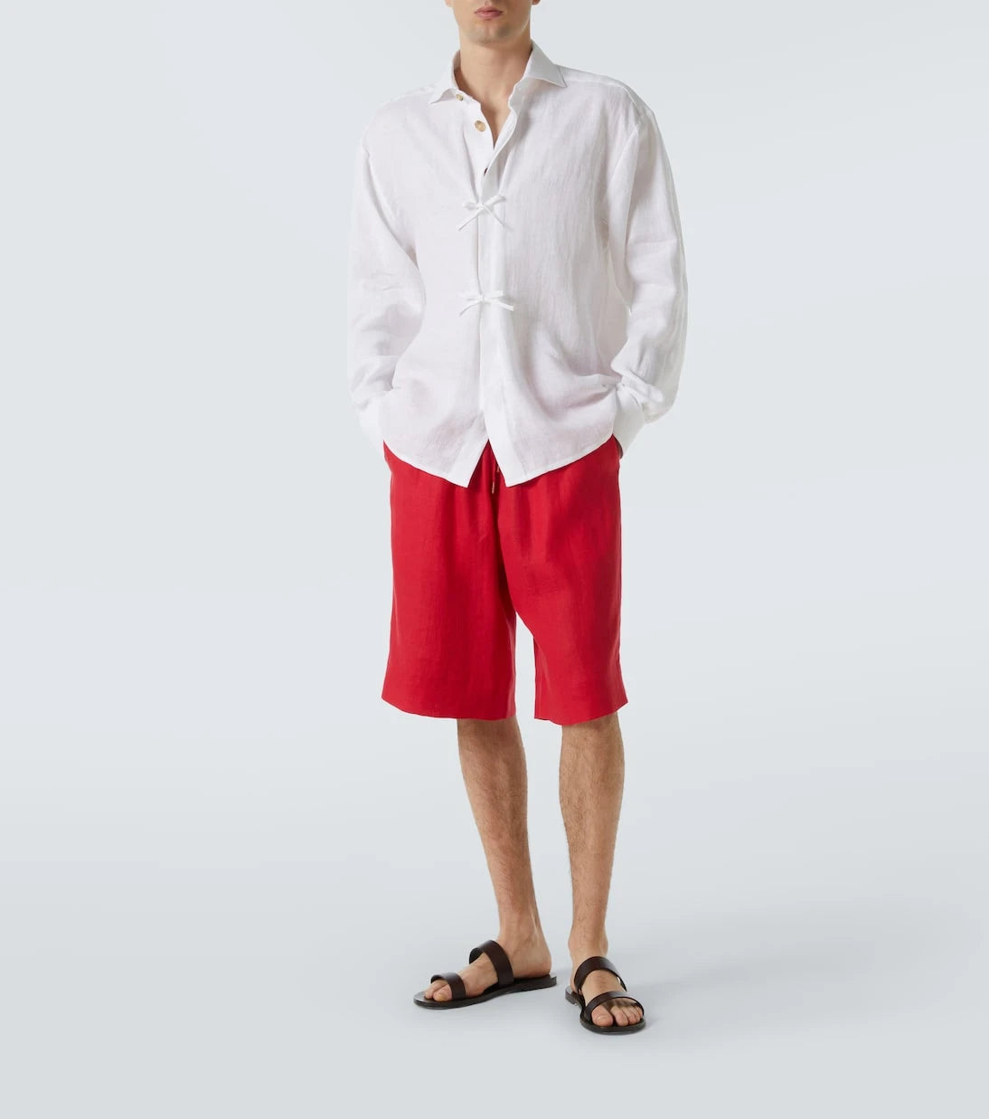 Kiton - Linen shorts