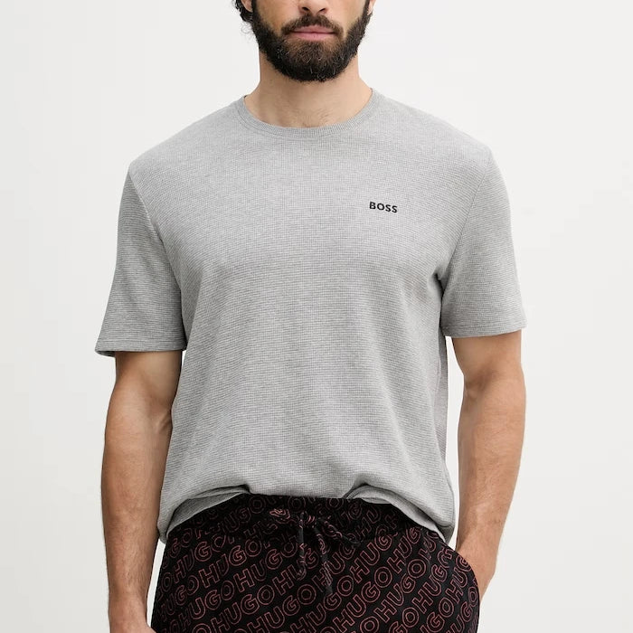 BOSS Erkek Ev Tişörtü Waffle T-Shirt