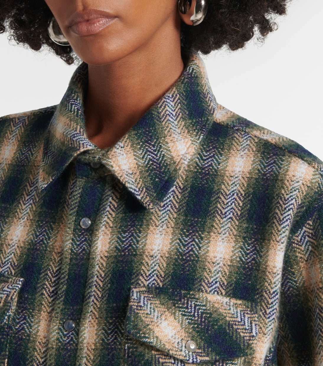 God's True Cashmere - Tartan cashmere shirt